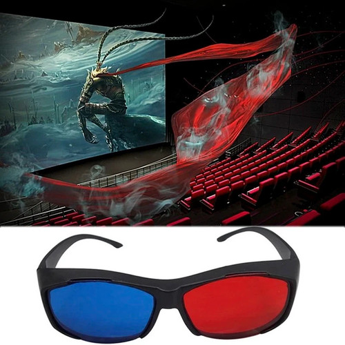 Brille rot blau - blau, anaglyph