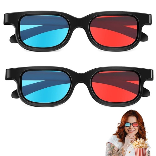 Brille rot blau für - 2x, 3d